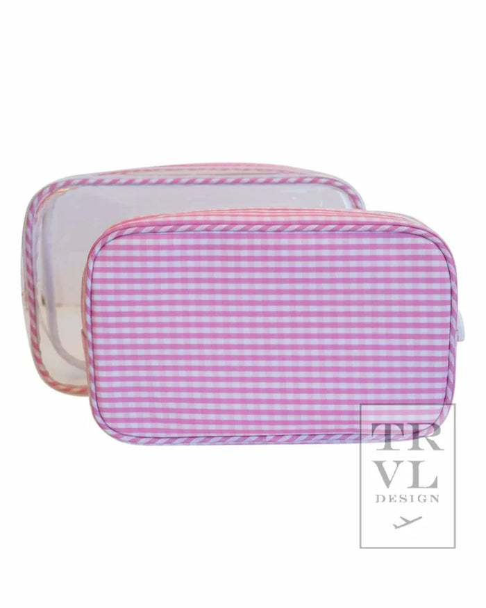 TRVL DUO GINGHAM CLEAR GINGHAM PINK