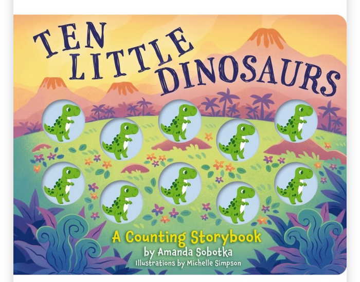 TEN LITTLE DINOSAURS