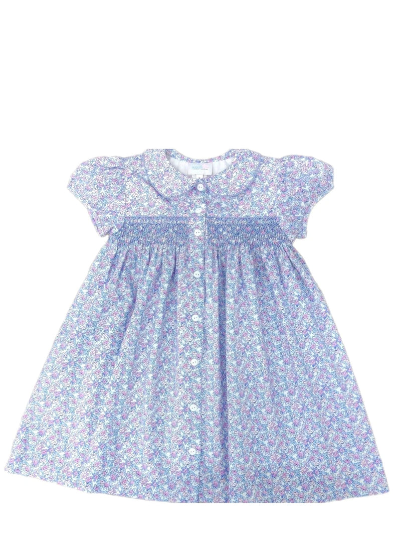 JAMES & LOTTIE ELLA SMOCKED FLORAL DRESS