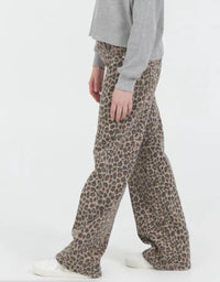 VINTAGE HAVANA LEOPARD DENIM PANT