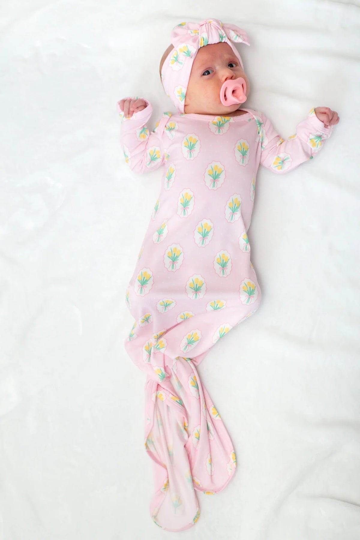 Goosies Headband Bow Set Fancy Tulips