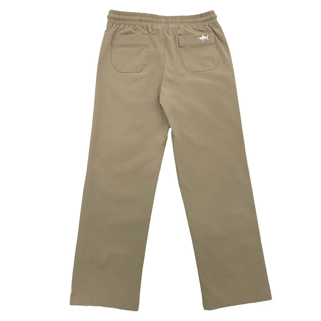 SALTWATER BOYS TOPSAIL PERFORMANCE PANT KHAKI