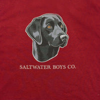 SALTWATER BOYS LS LAB HEAD GRAPHIC TEE