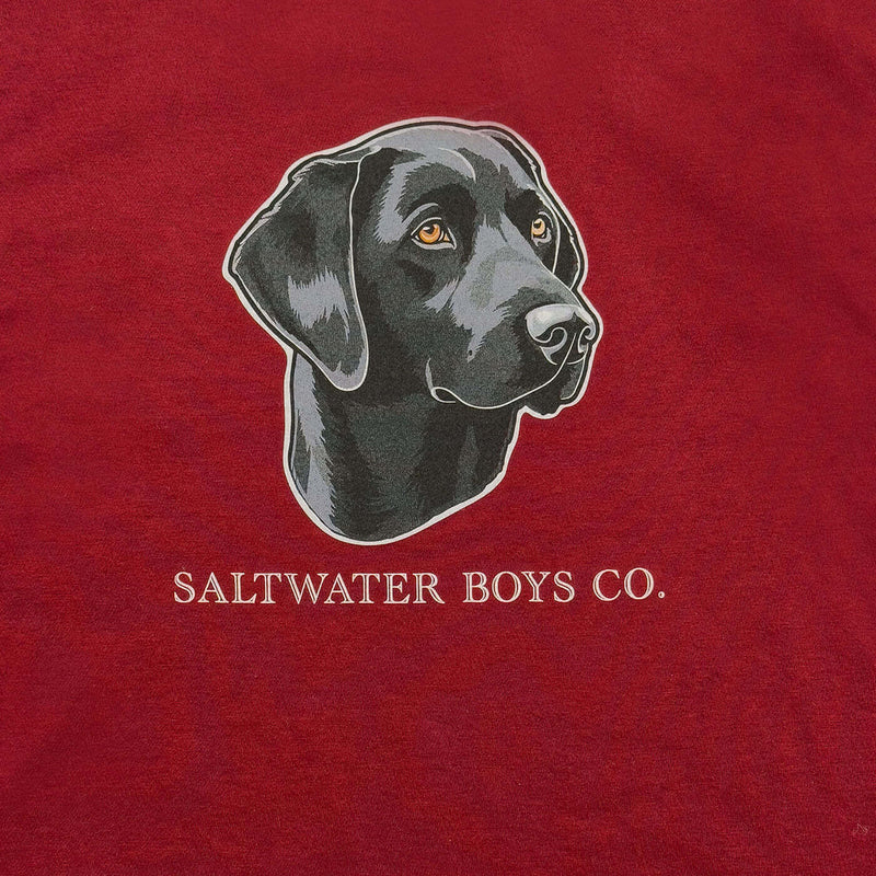 SALTWATER BOYS LS LAB HEAD GRAPHIC TEE