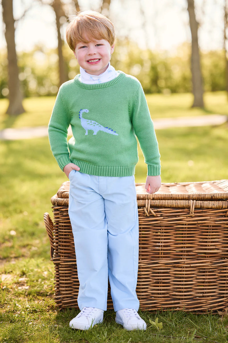 LITTLE ENGLISH INTARSIA SWEATER DINOSAUR