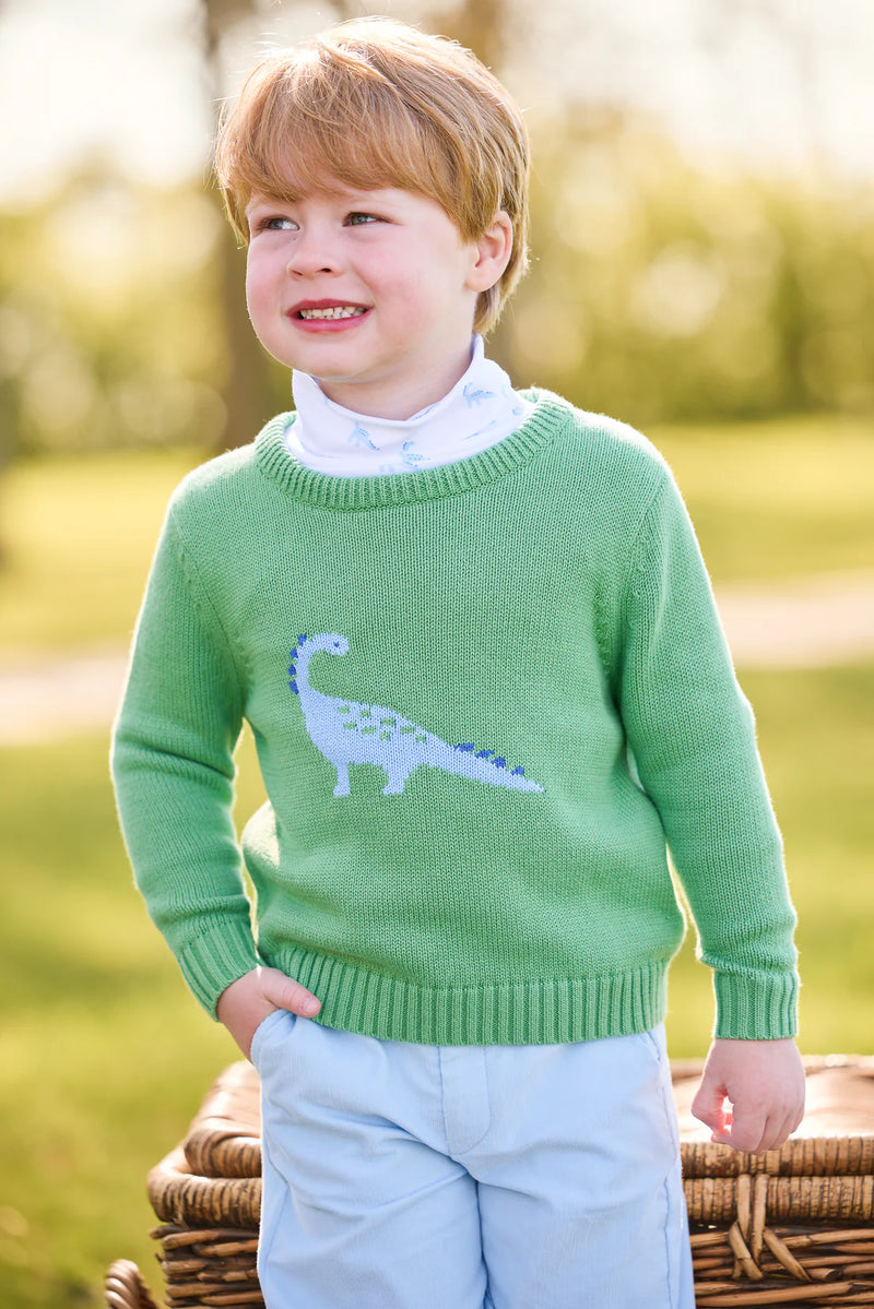 LITTLE ENGLISH INTARSIA SWEATER DINOSAUR