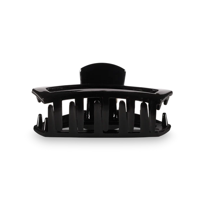 TELETIES OPEN JET BLACK TINY HAIR CLIP