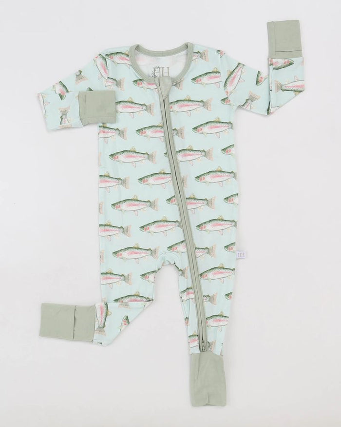TROUT DOUBLE ZIPPER ROMPER