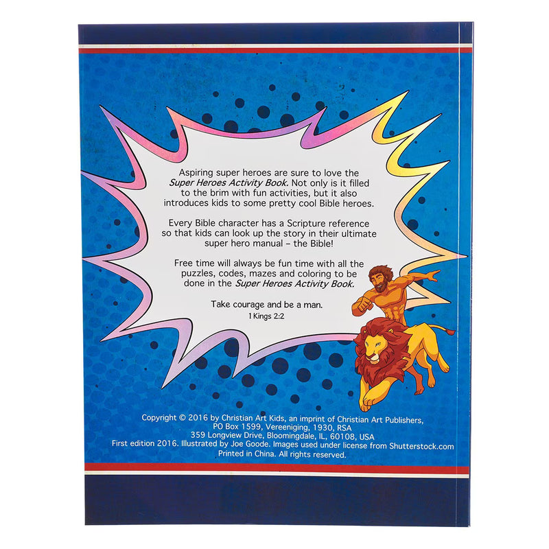 SUPER HEROS ACTIVITY BOOK