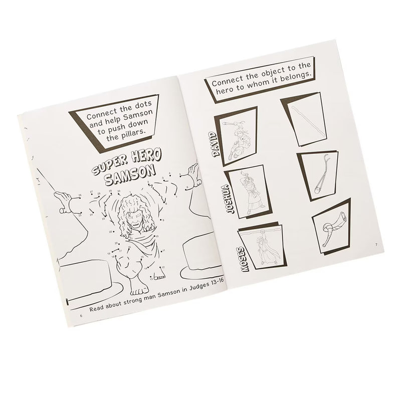SUPER HEROS ACTIVITY BOOK