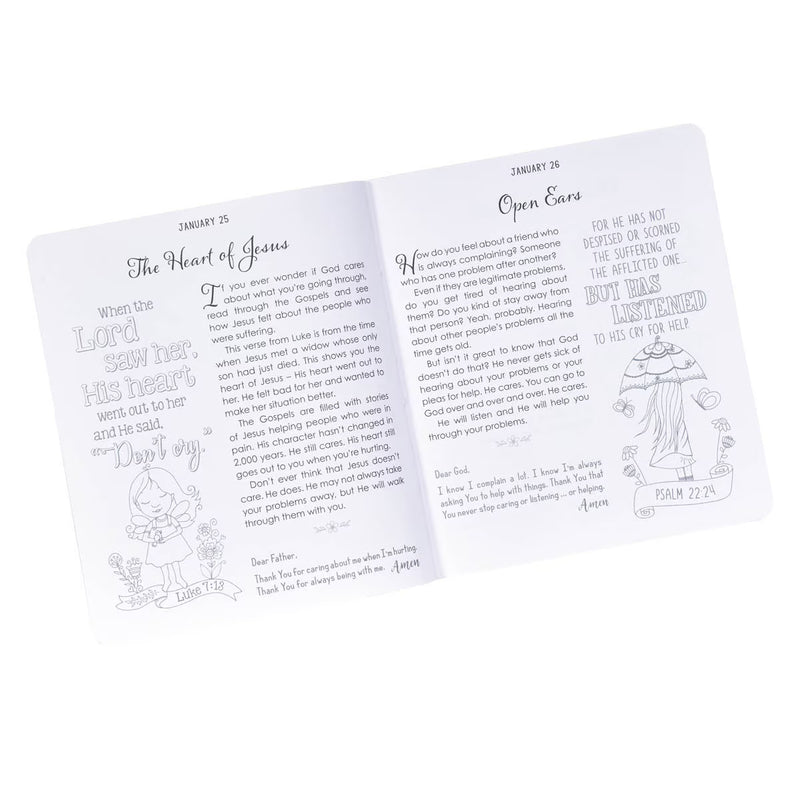 CHRISTIAN ART GIFTS ILLUSTRATED DEVOTIONAL FOR GIRLS