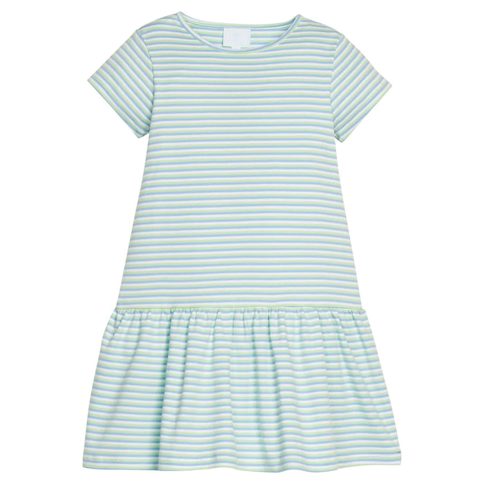 KARI TSHIRT DRESS GREENVIEW STRIPE