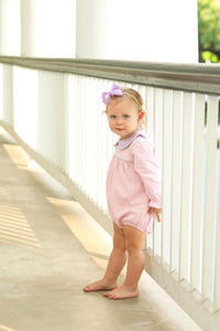 TROTTER STREET KATHERINE BUBBLE LIGHT PINK/LAVENDER STRIPE