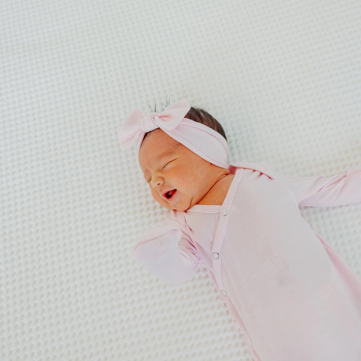 COPPER PEARL BLOSSOM KNIT HEADBAND