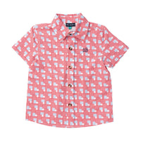 AMERICAN FLAG BUTTON DOWN