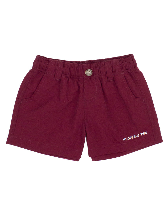 PROPERLY TIED MALLARD SHORT MAROON