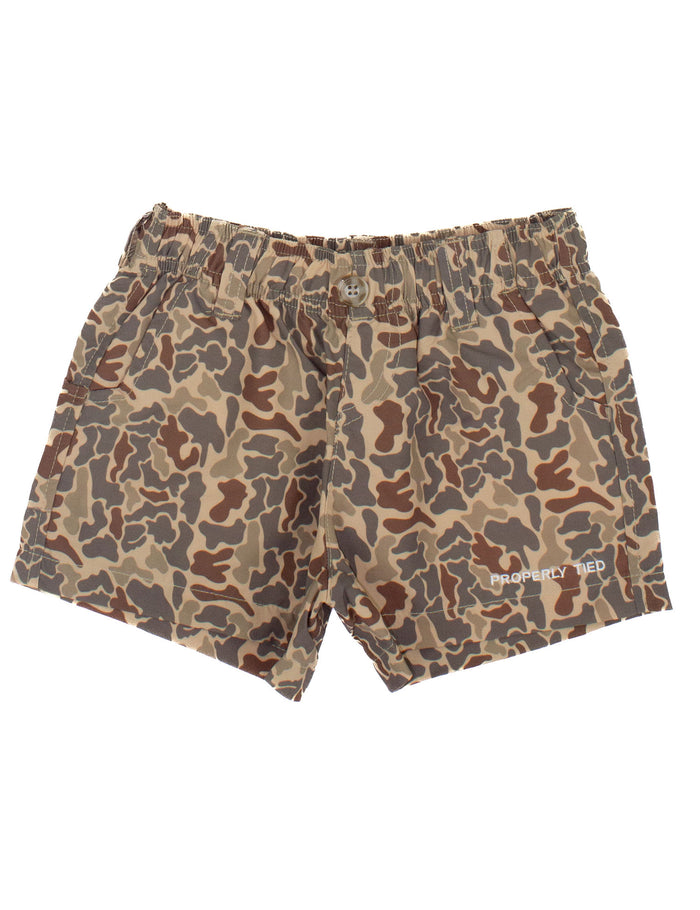 PROPERLY TIED MALLARD SHORT VINTAGE CAMO