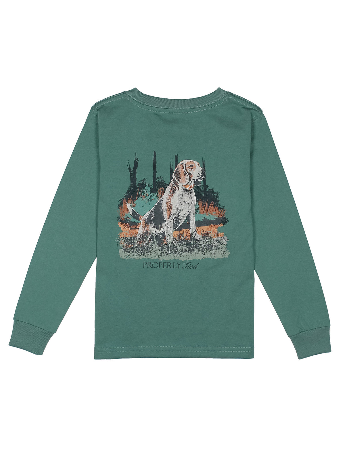 Boys Beagle LS Marine Green