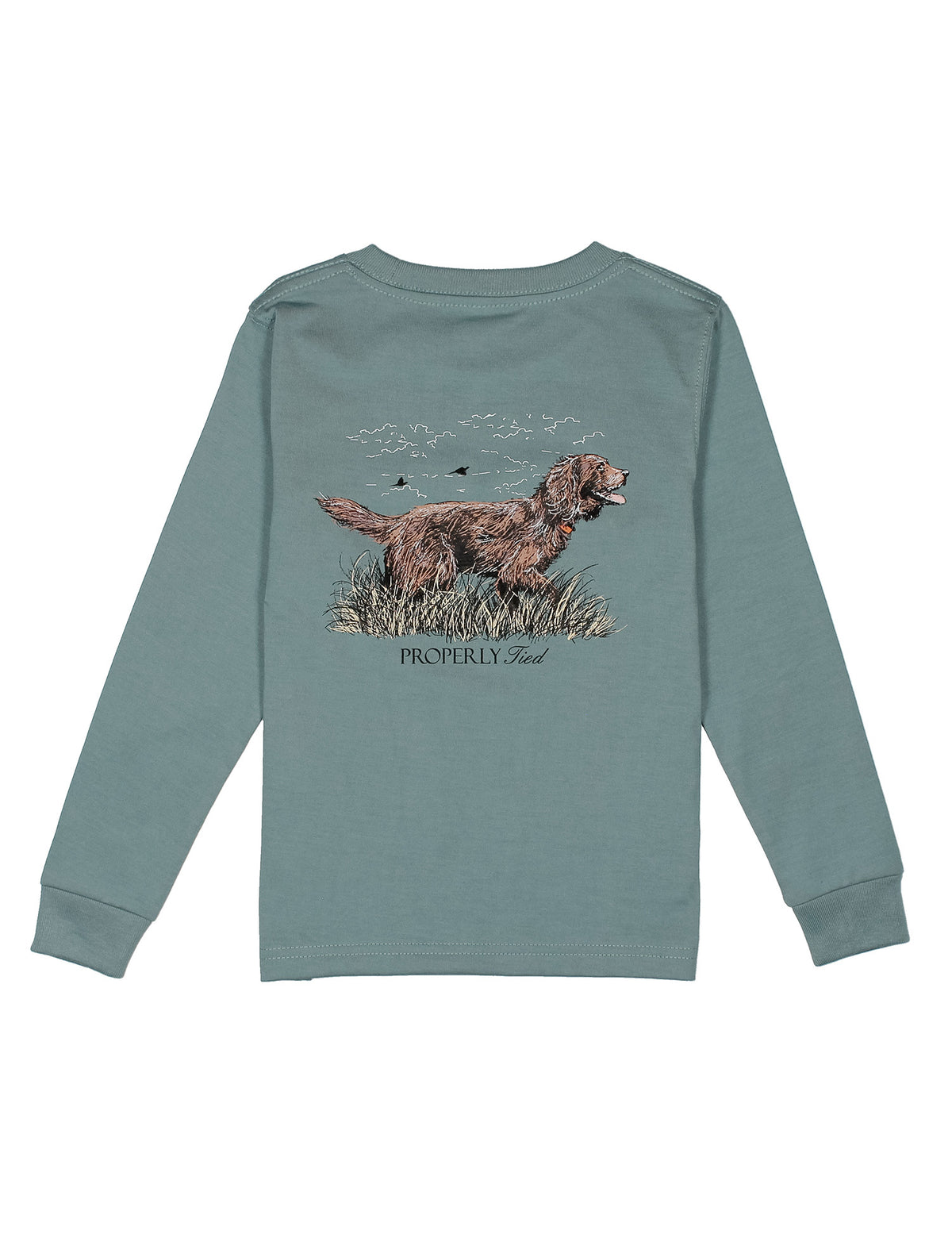 Boys Boykin LS Steel Blue