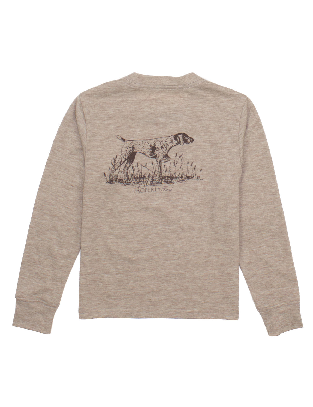 PROPERLY TIED BOYS PORTLAND POCKET TEE POINTER SAND