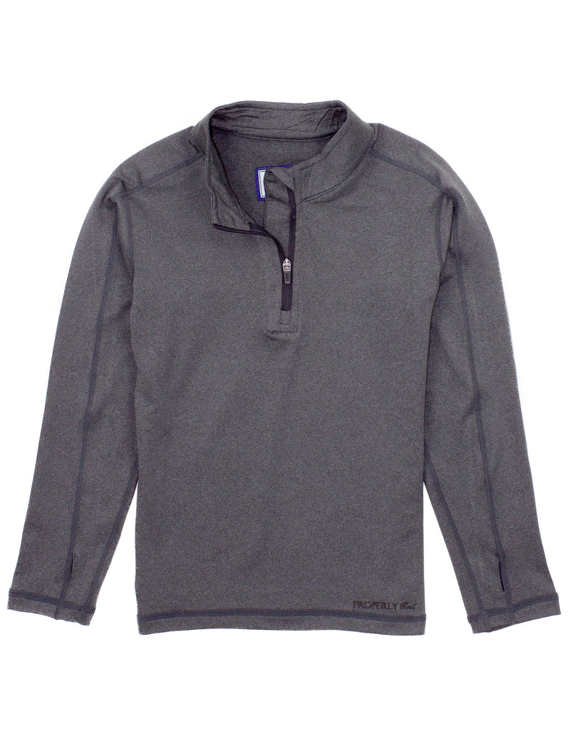 PROPERLY TIED FINN PULLOVER GRAPHITE