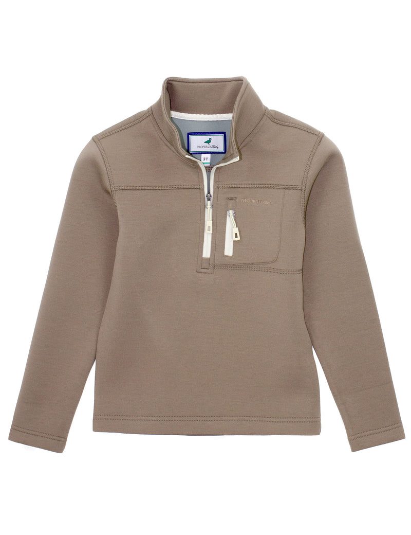 PROPERLY TIED BOYS ARCTIC PULLOVER ACORN