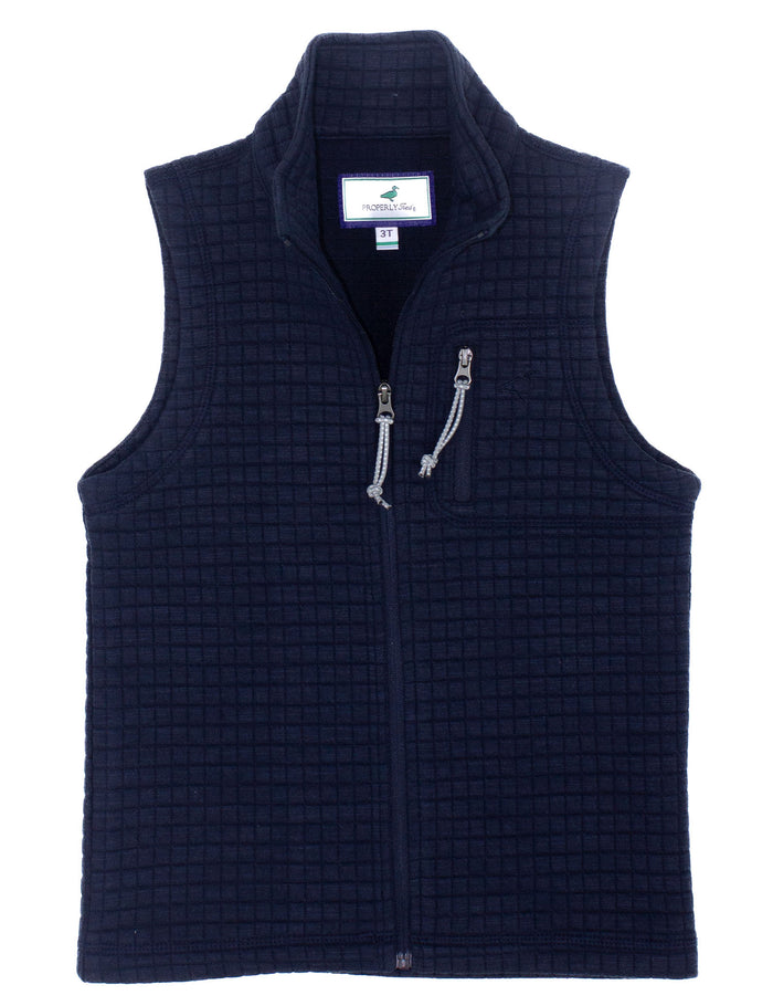 PROPERLY TIED DELTA VEST NAVY