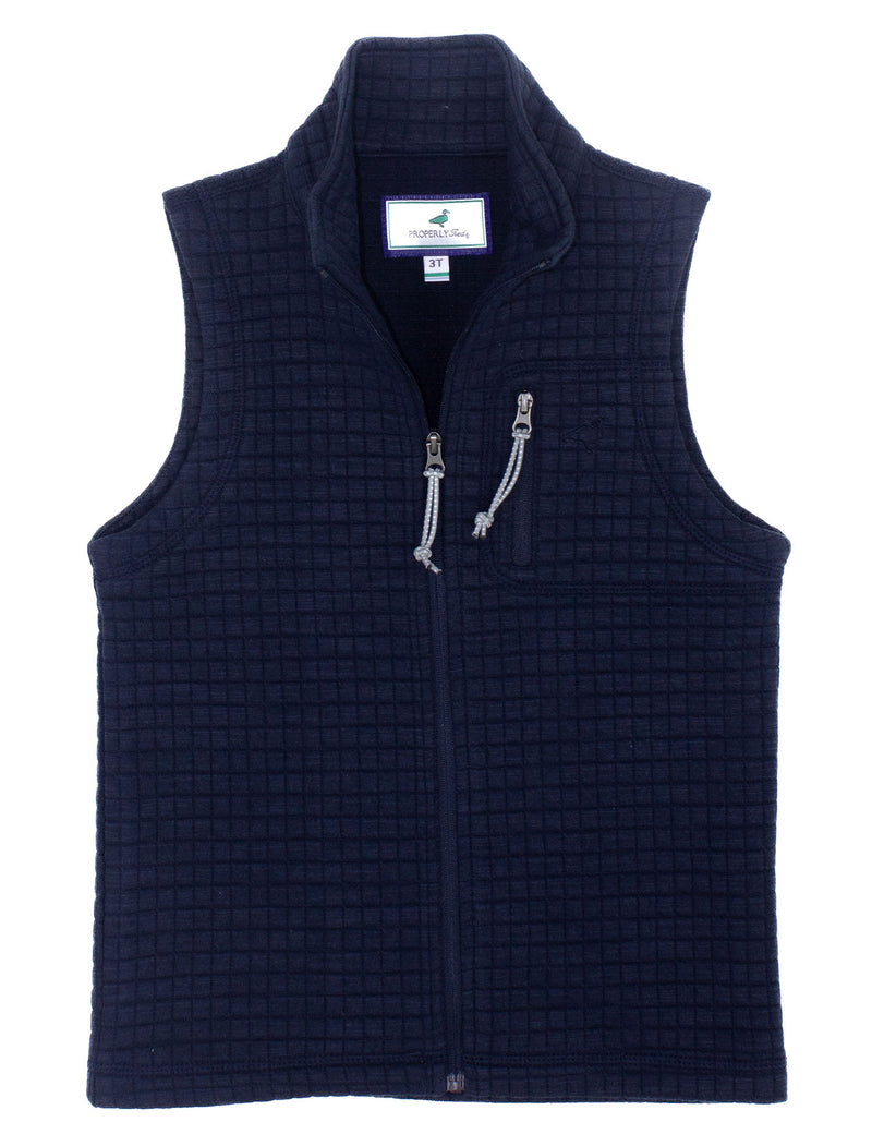 PROPERLY TIED DELTA VEST NAVY