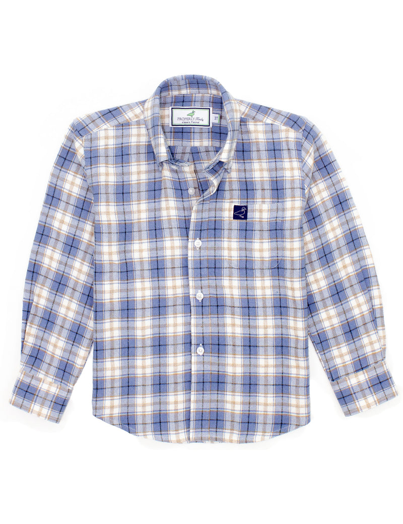 PROPERLY TIED BOYS CLASSIC FLANNEL