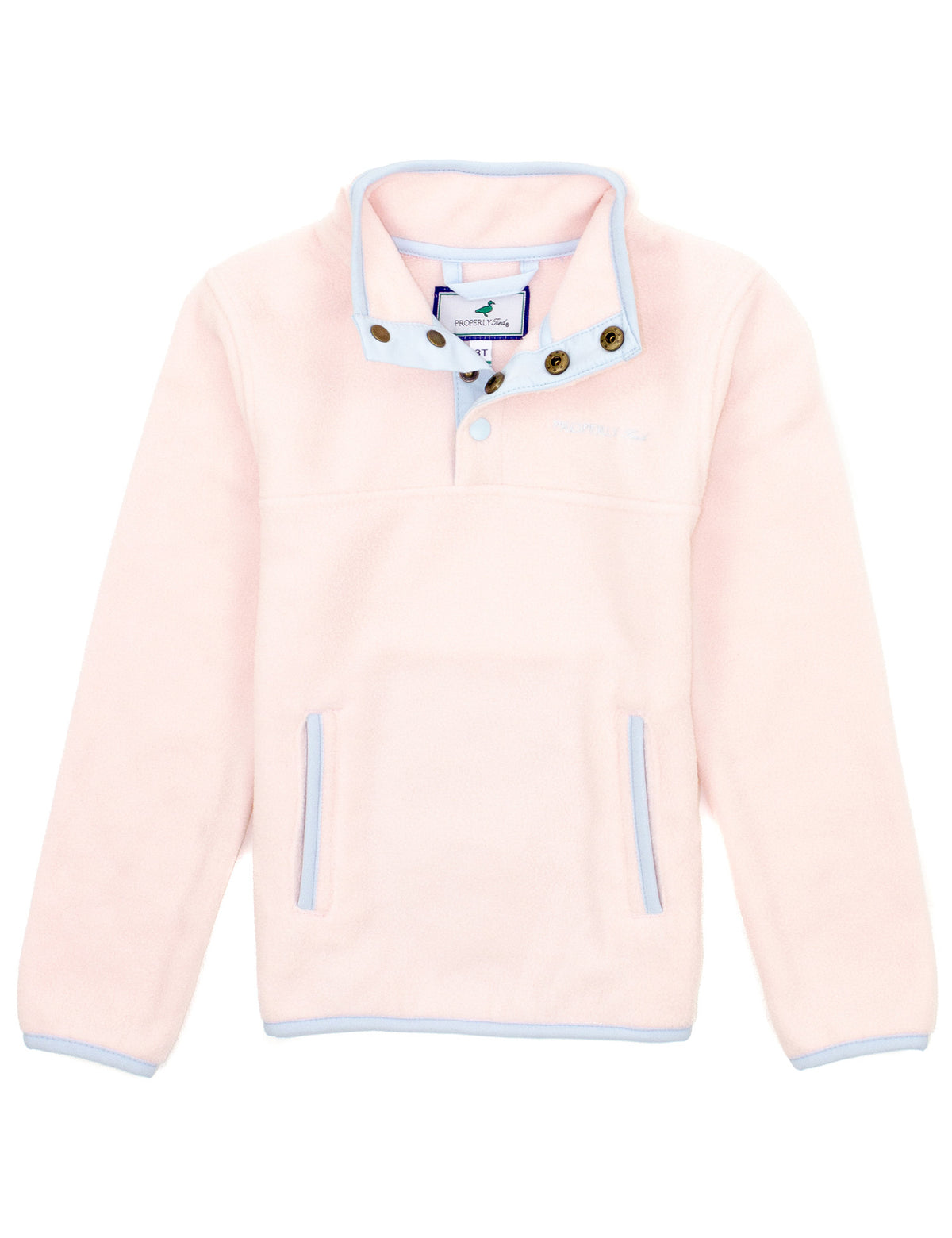 PROPERLY TIED GIRLS LUNA PULLOVER ROSE WATER