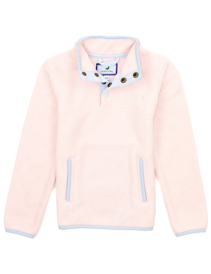 PROPERLY TIED GIRLS LUNA PULLOVER ROSE WATER