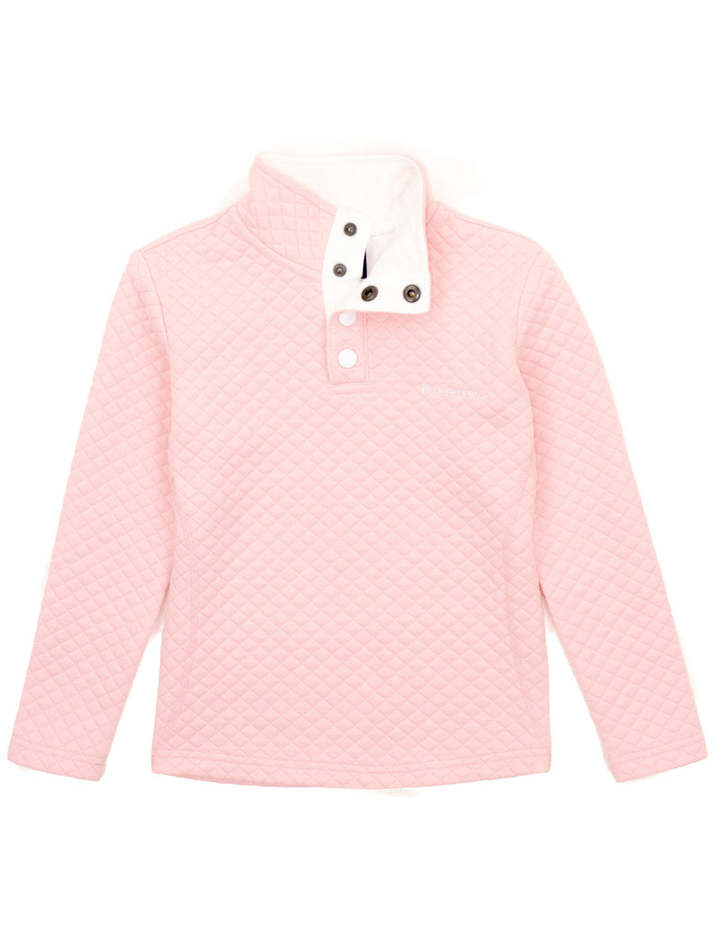 PROPERLY TIED GIRLS SOCIAL PULLOVER LIGHT PINK