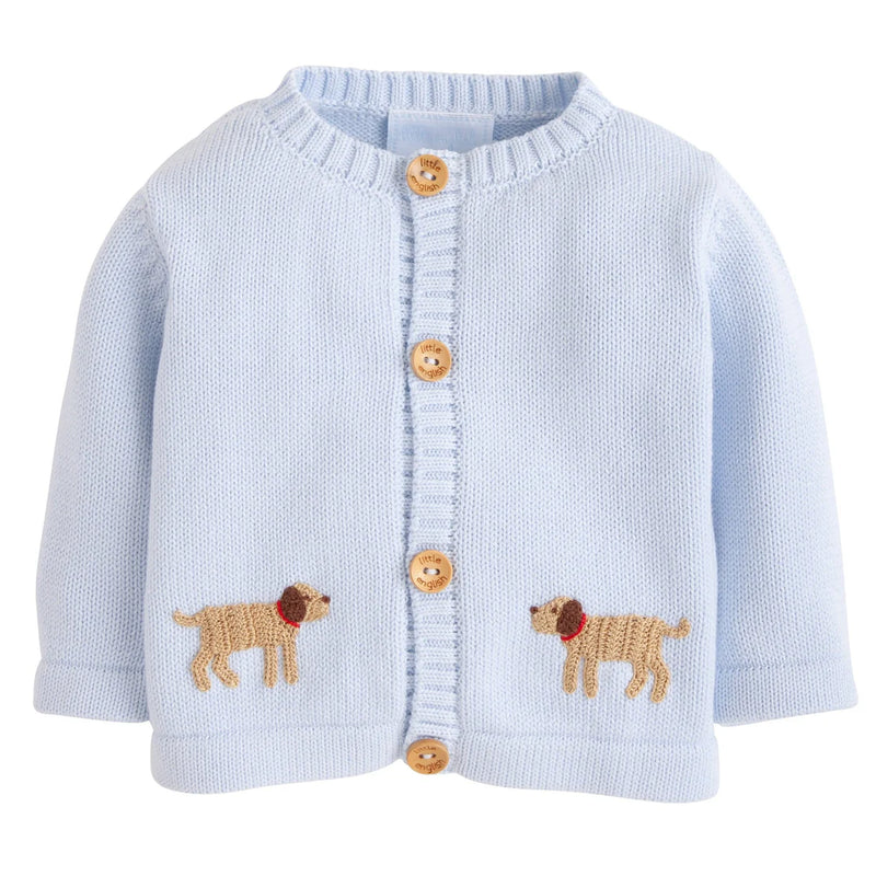 LITTLE ENGLISH CROCHET CARDIGAN BOY LAB