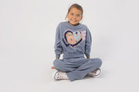 JOYOUS & FREE LOVE HEART SWEATSHIRT