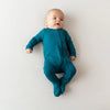 KYTE BABY ZIPPERED FOOTIE IN LOCH