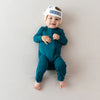 KYTE BABY ZIPPERED ROMPER IN LOCH