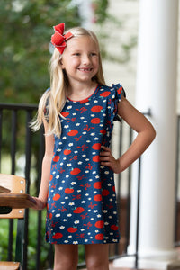 THE OAKS LORI SCHOOLHOUSE APPLES DRESS