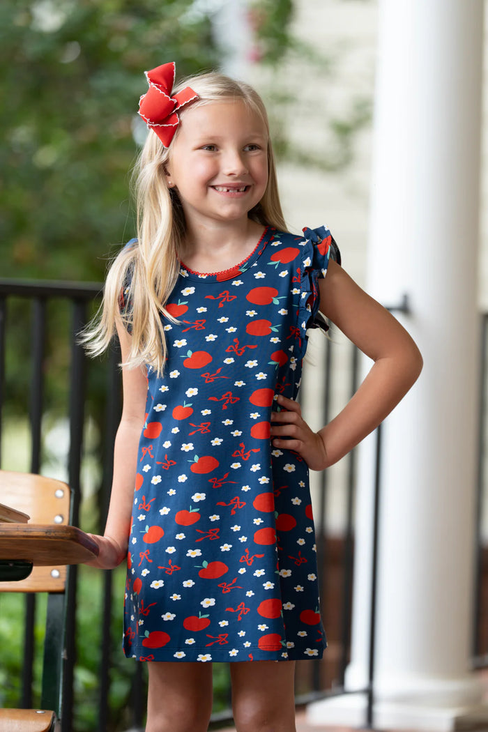THE OAKS LORI SCHOOLHOUSE APPLES DRESS