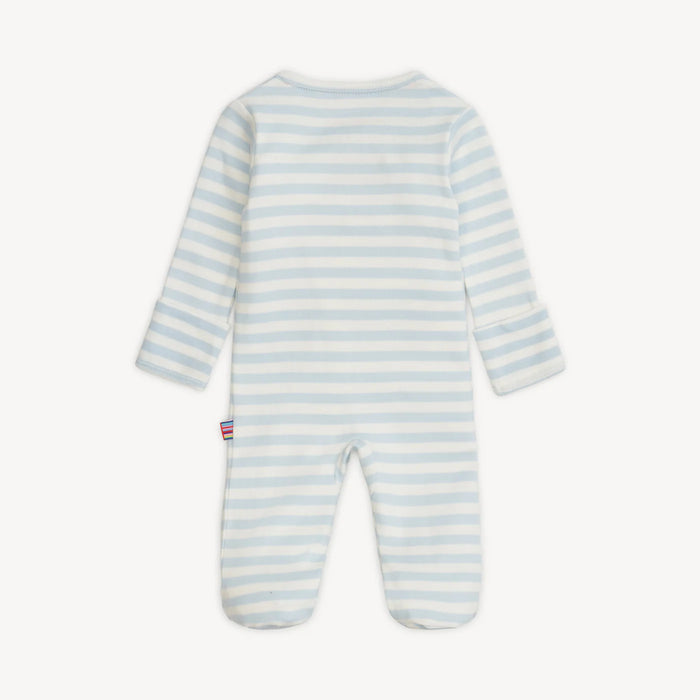 MAGNETIC ME BLUE STRIPE ORGANIC FOOTIE