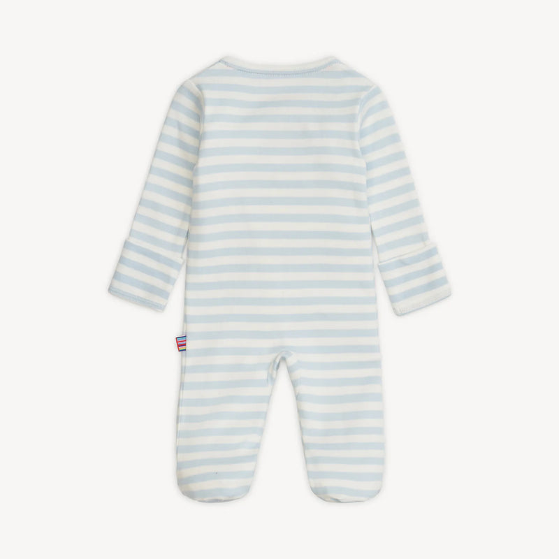 MAGNETIC ME BLUE STRIPE ORGANIC FOOTIE