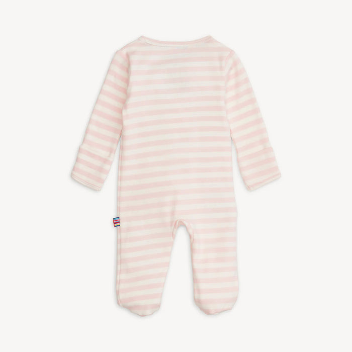 MAGNETIC ME PINK STRIPE ORGANIC FOOTIE