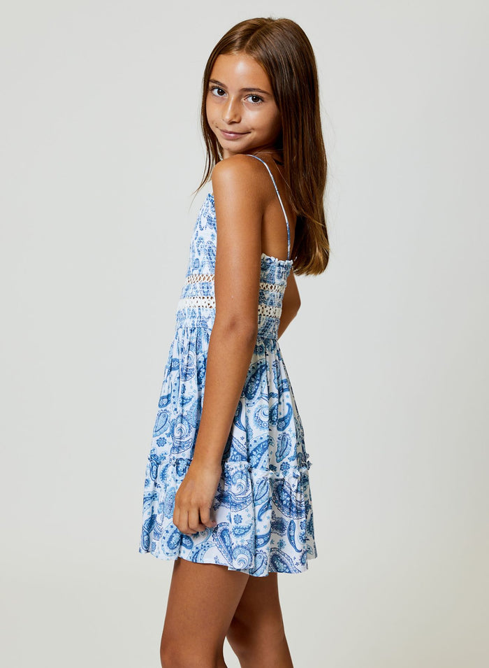 DESIGN HISTORY BLUE WAVES DRESS