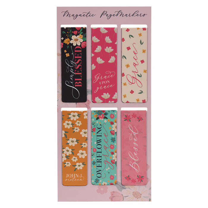 SIMPLY BLESSED MAGNETIC BOOKMARK SET