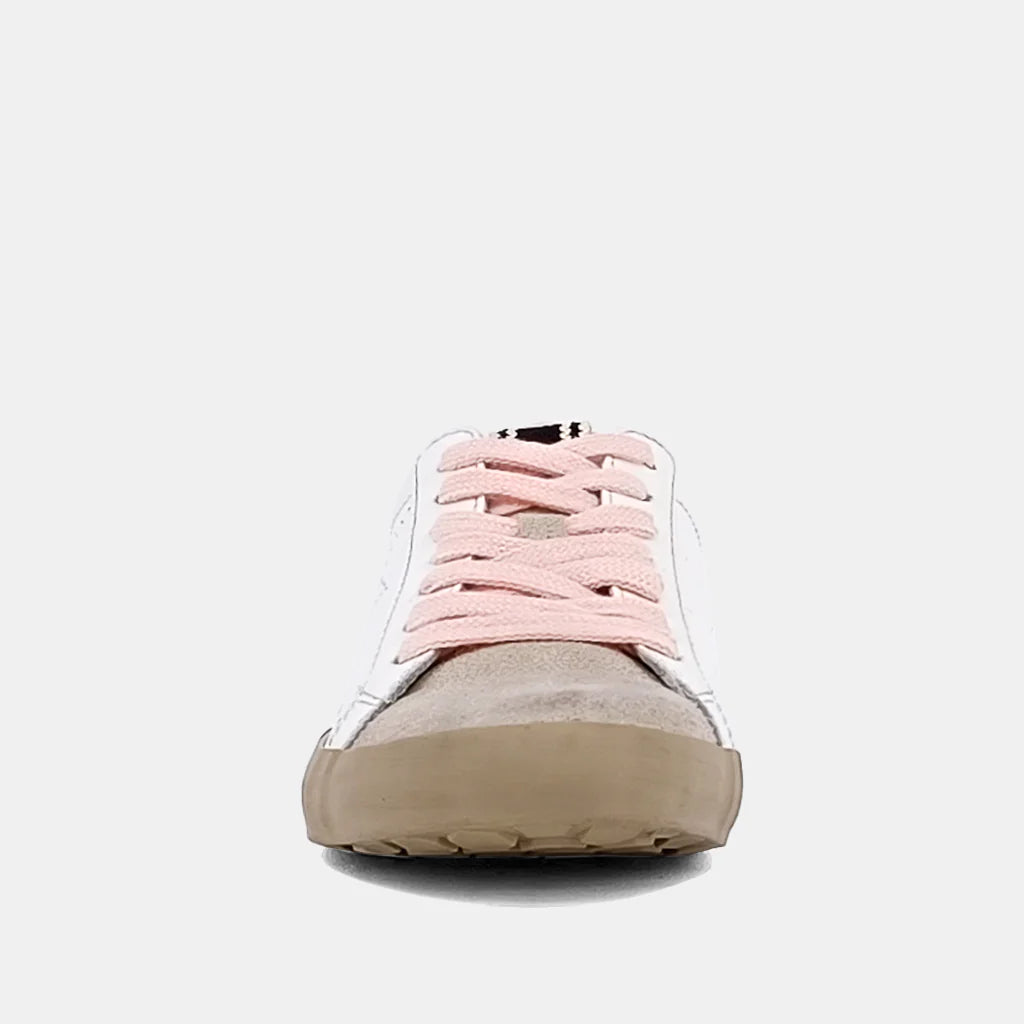 SHUSHOP MIA KIDS  LIGHT PINK SNAKE SNEAKER