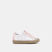 SHUSHOP MIA TODDLER LIGHT PINK SNAKE SNEAKER