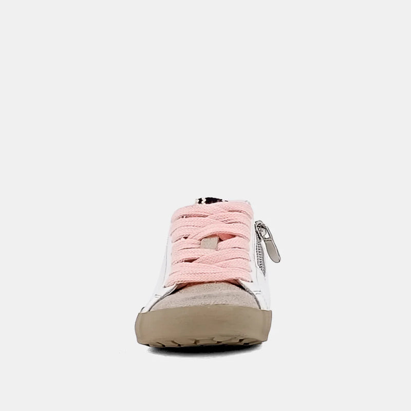 SHUSHOP MIA TODDLER LIGHT PINK SNAKE SNEAKER