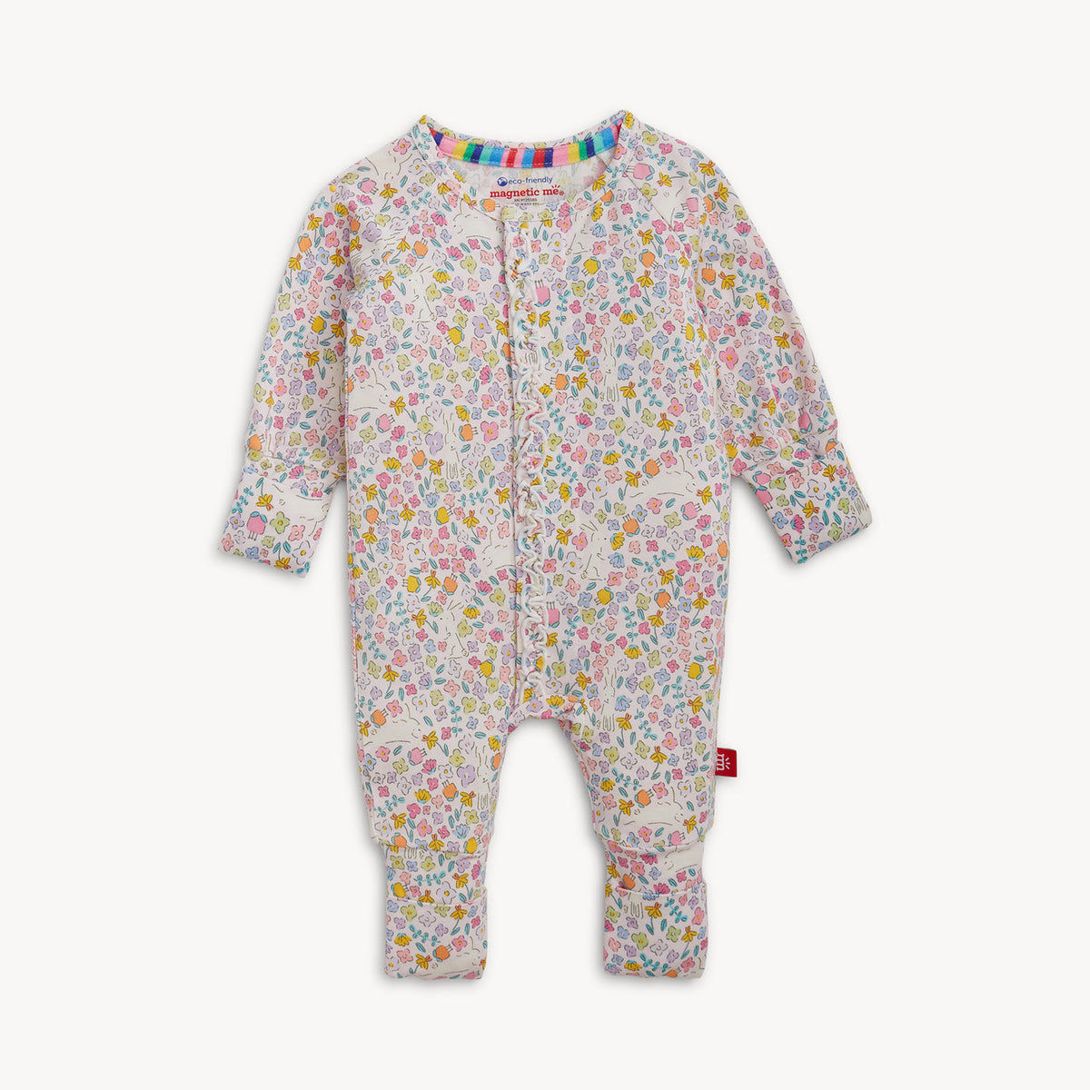 BUNNY BLOSSOMS RUFFLE COVERALL