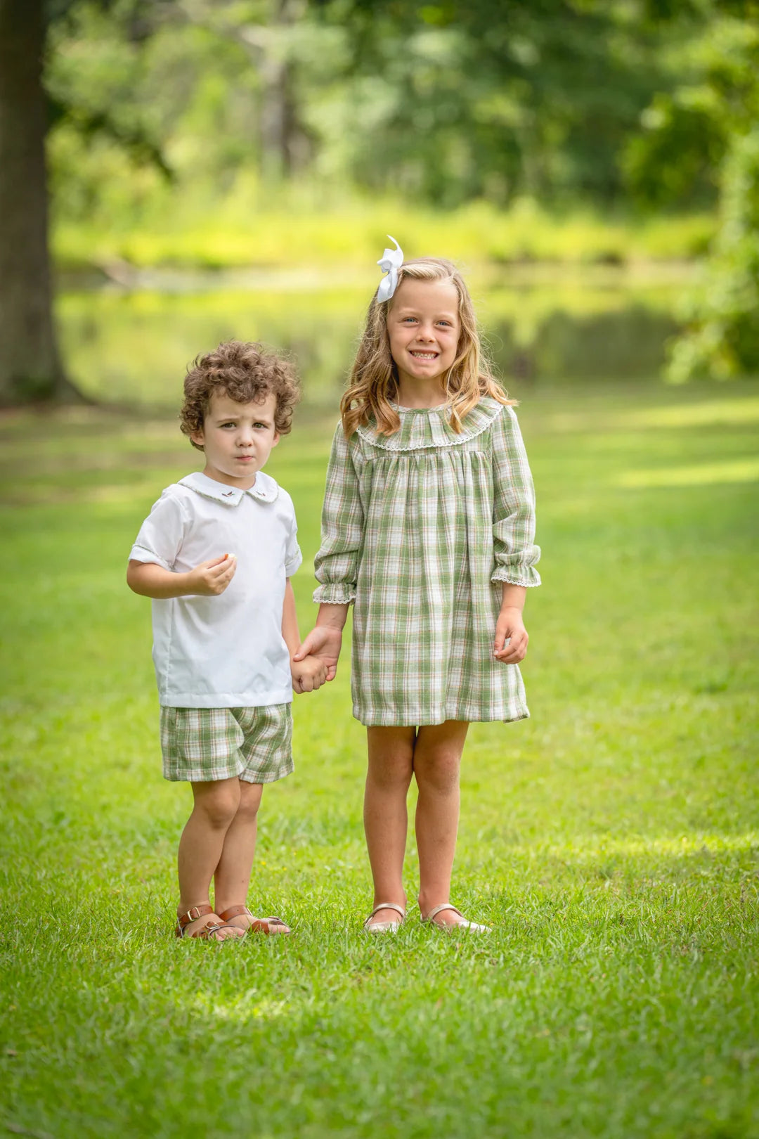The Oaks John Mallard Grove Plaid Short Set