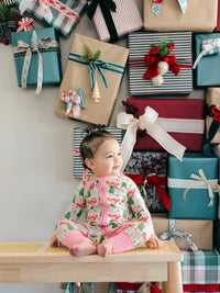 Poppy Kids Merry & Bright Ruffle Romper