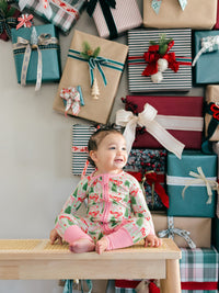 Poppy Kids Merry & Bright Ruffle Romper